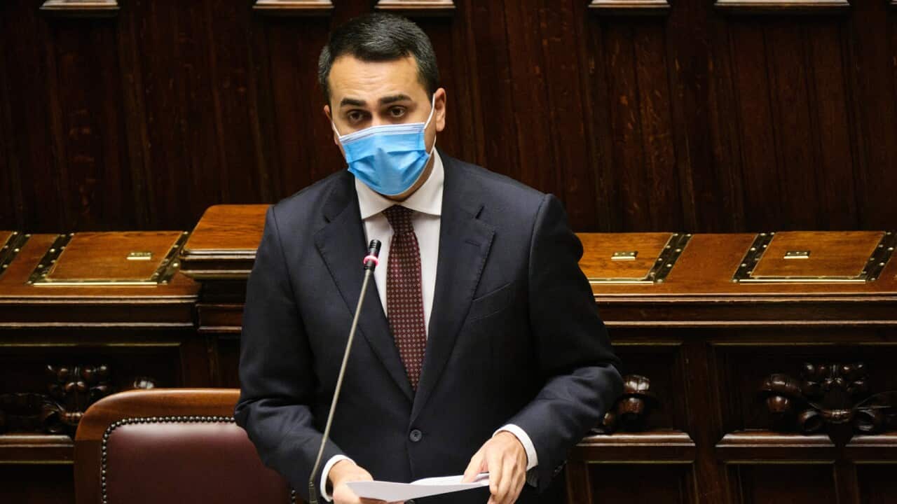 Italian Foreign Minister Luigi Di Maio says the blocking of vaccine exports to Australia "was not a hostile act". 