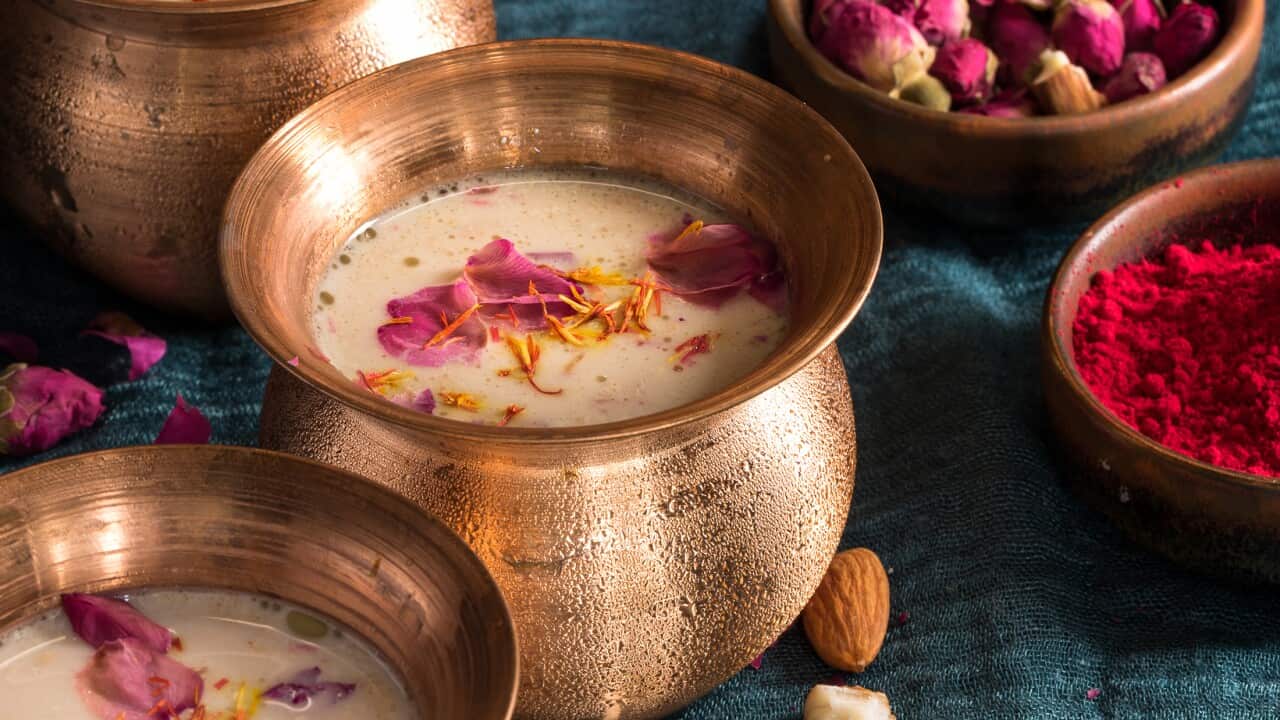 Thandai or Sardai, Indian Drink for the Holi Festival