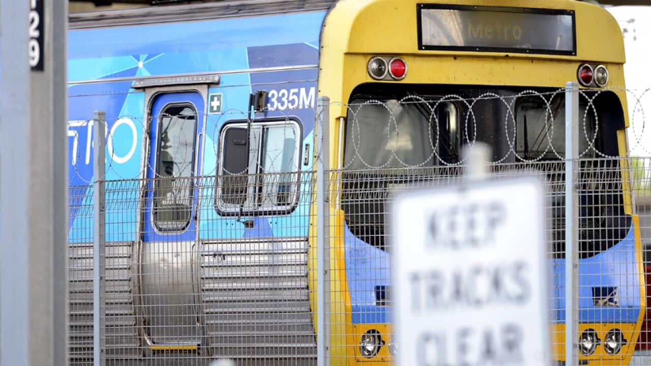 A city train in Melbourne