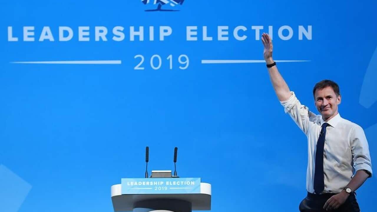 Jeremy Hunt at the leadership hustings in Birmingham