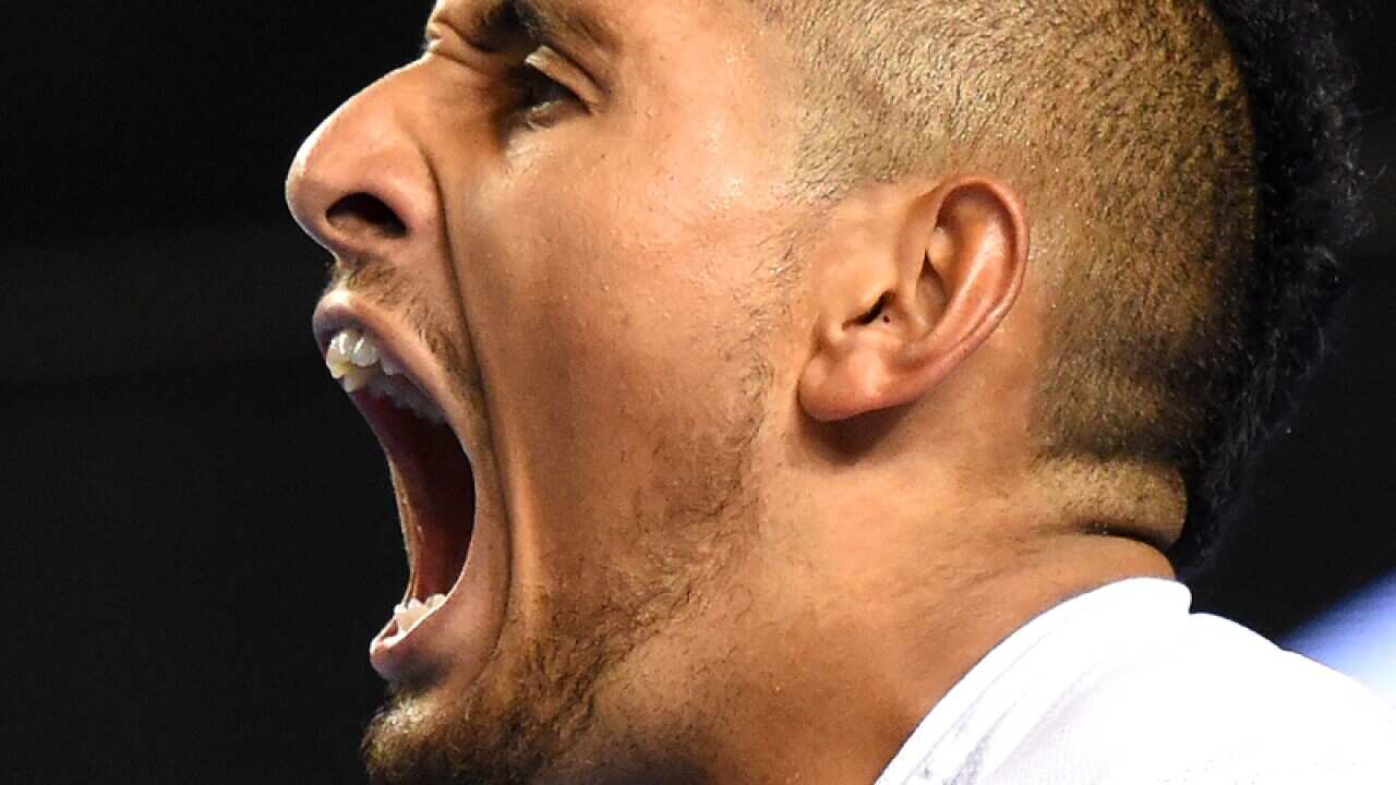 Nick Kyrgios of Australia