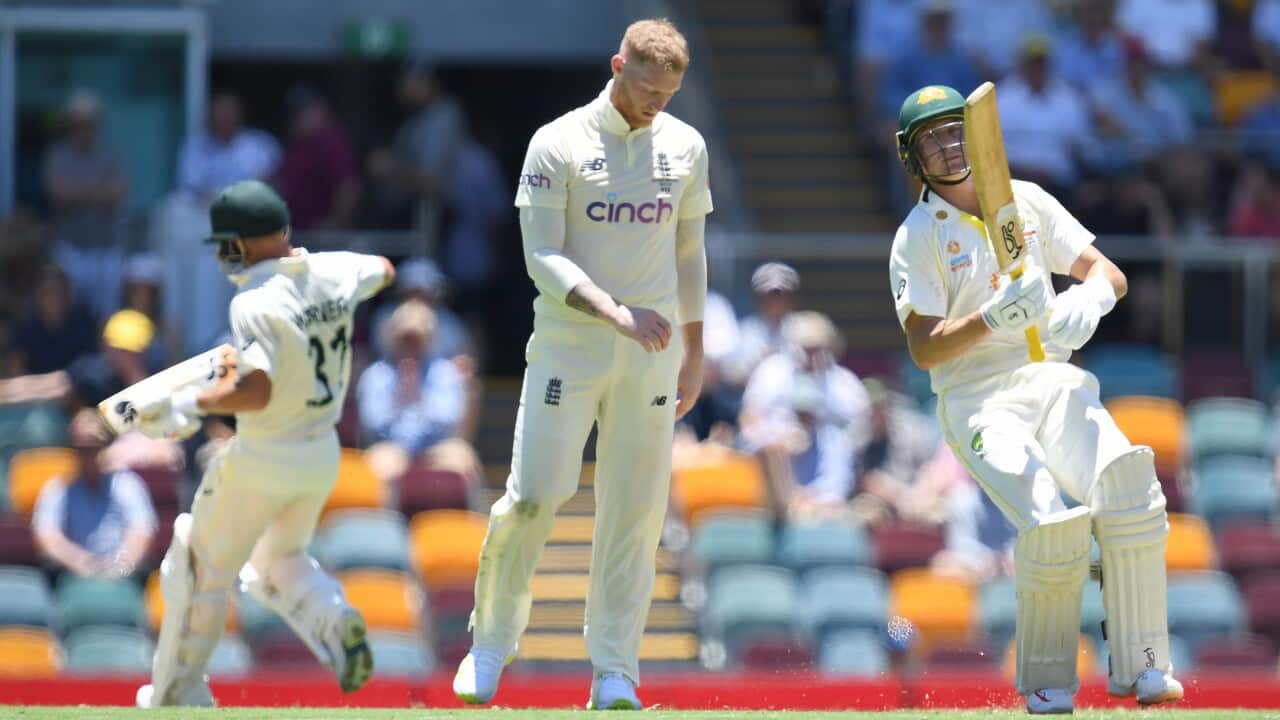 A cricket technology controversy undermines day two of the first Test of the men's Ashes series.