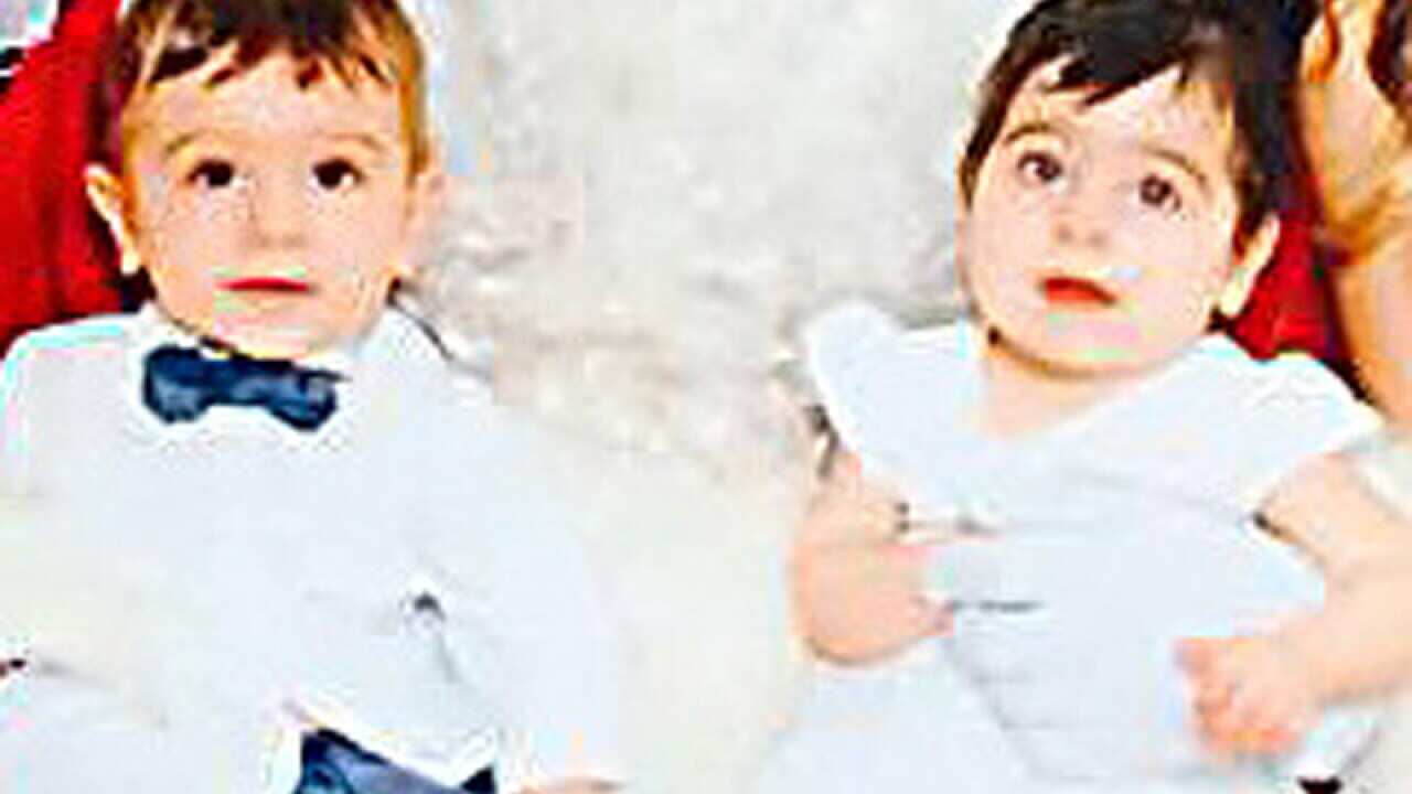 Sydney twins Robbie (left) and Charli Manago (right)