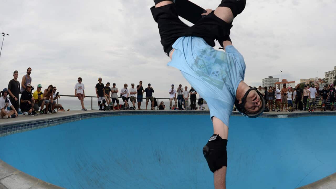 Iconic skateboarder Tony Hawk