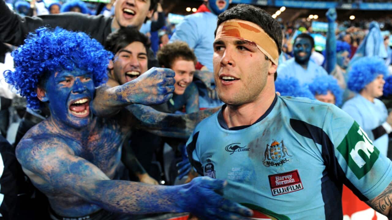NSW Blues player Michael Ennis