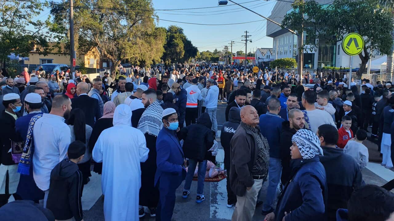 Salaaddii ciidda, masjidka Lakemba on 13 May 2021