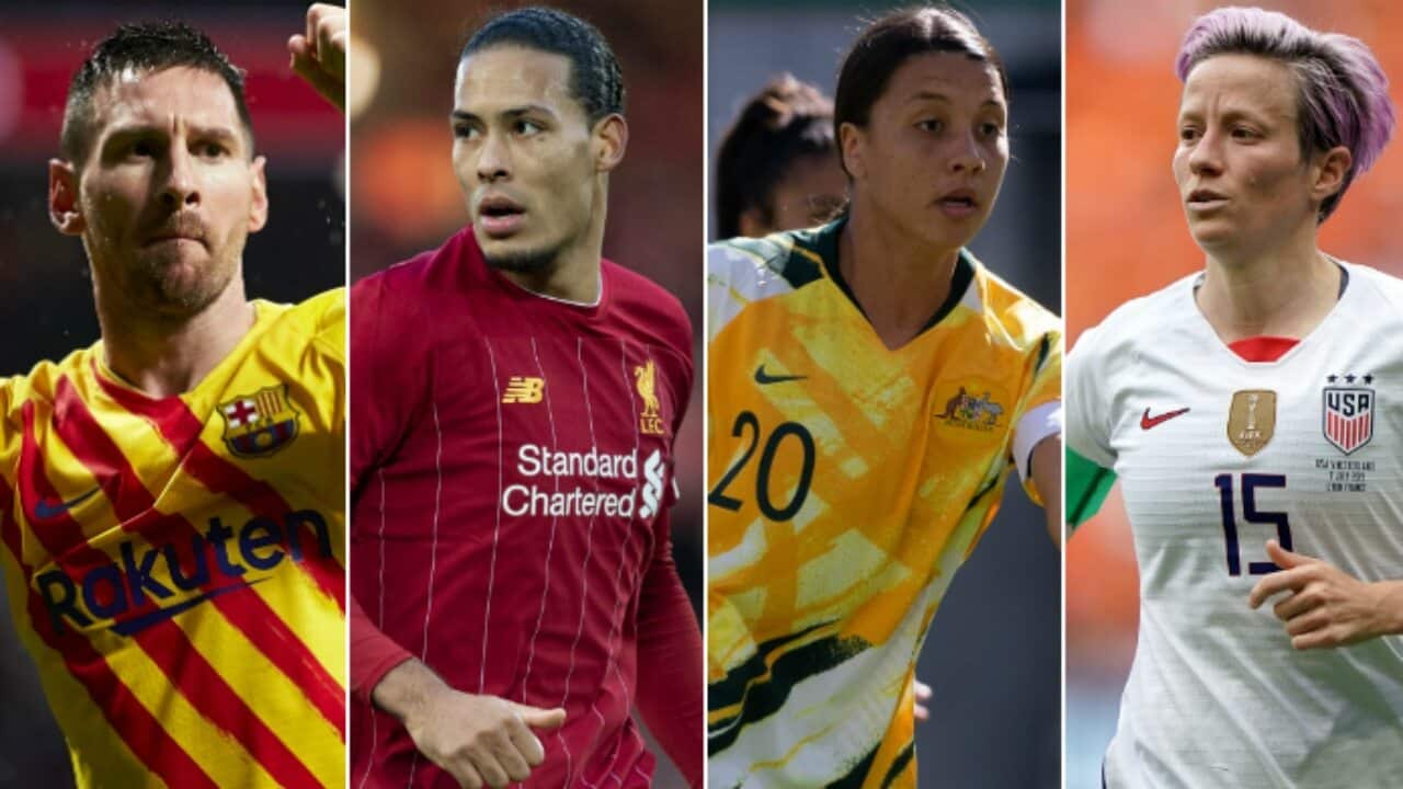 Messi Van Dijk Kerr Rapinoe