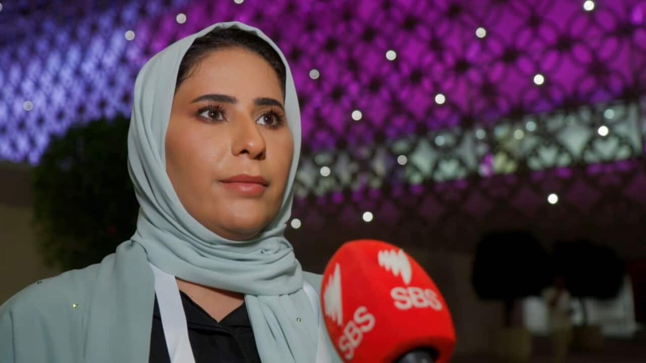 Fatma Al-Nuaimi from the Supreme Committee for Delivery and Legacy at the Qatar FIFA World Cup (SBS).jpg