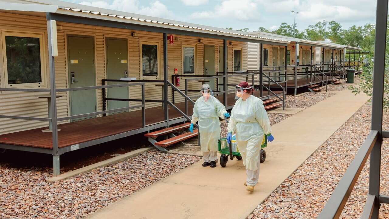 The Howard Springs quarantine facility, near Darwin