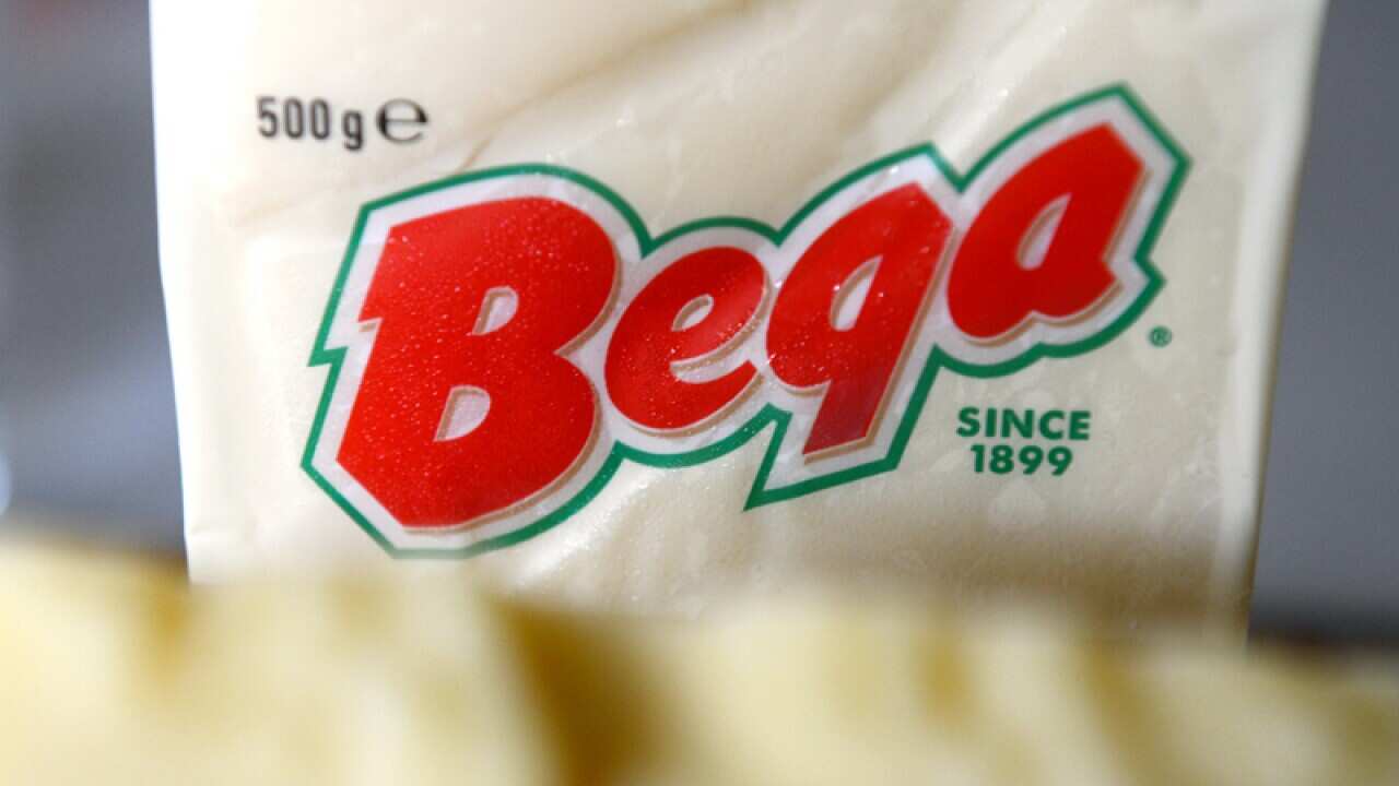 A block of Bega Cheese