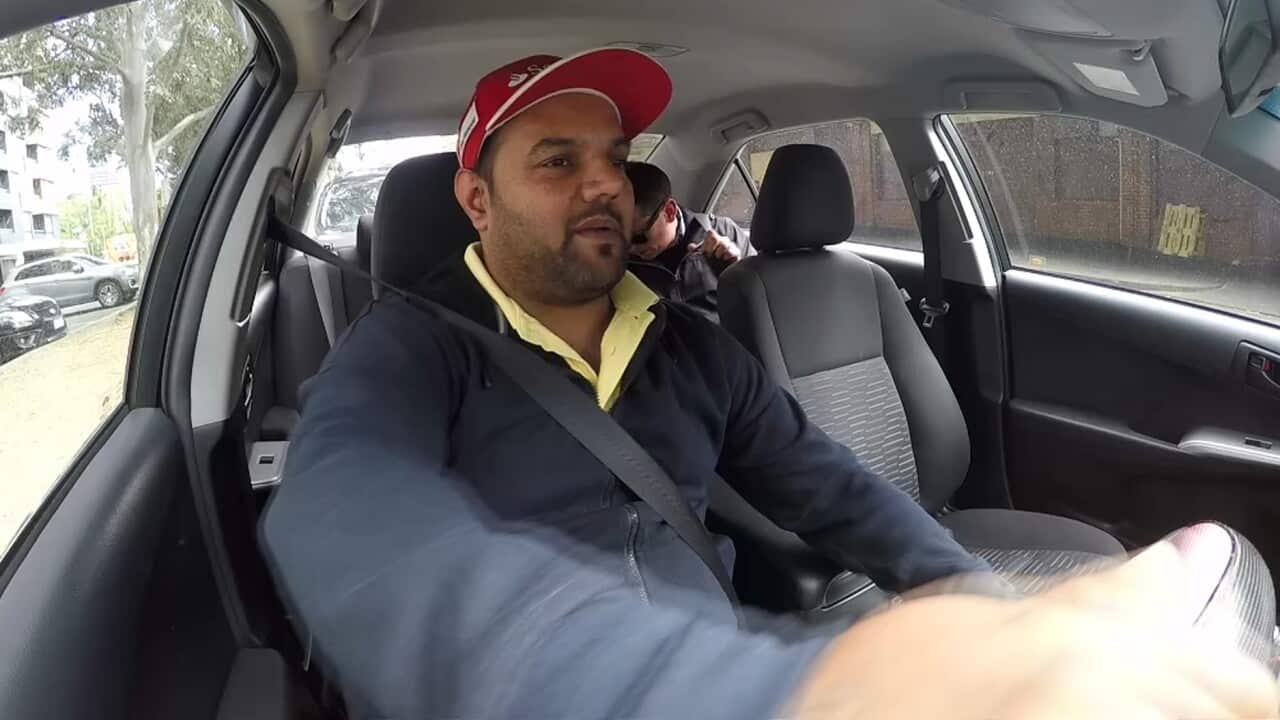 Raul has been a ride-share driver for three years. 