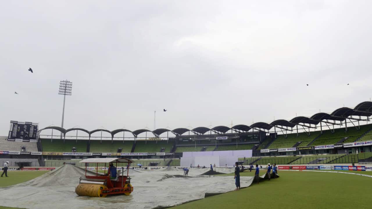 The Sher-e Bangla National Stadium in Dhaka on October 25, 2013