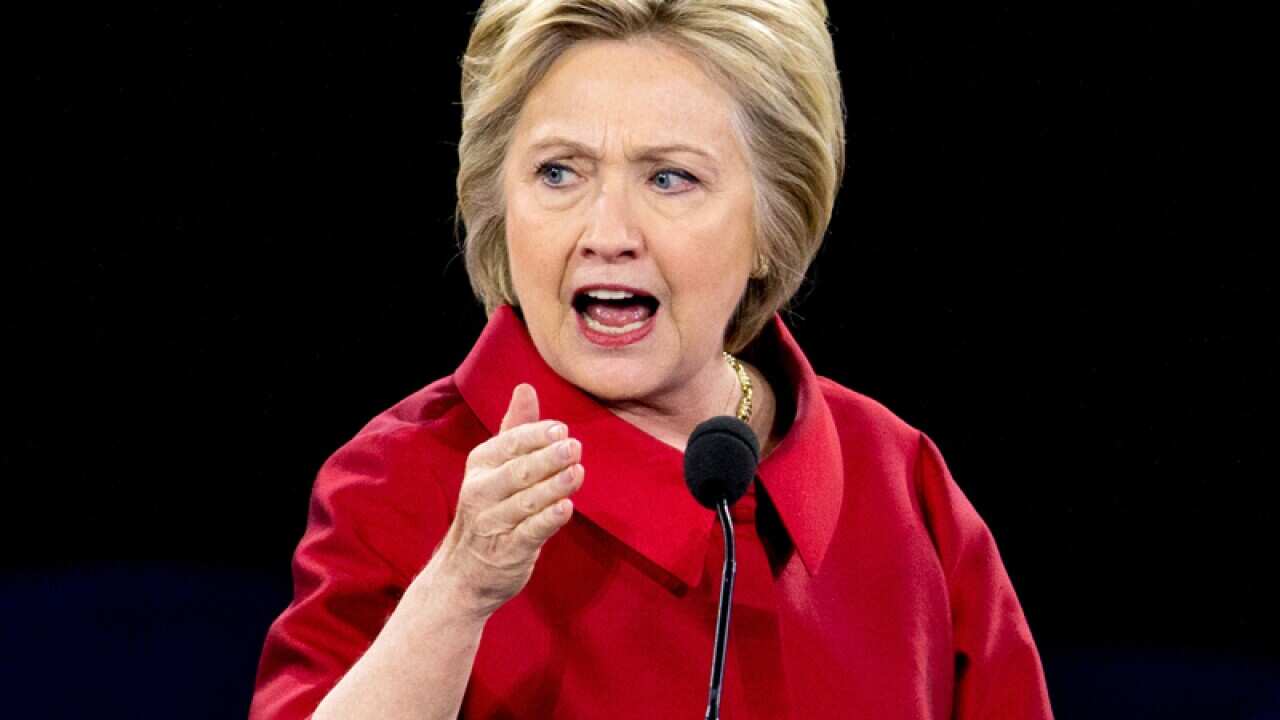 Democratic presidential candidate Hillary Clinton