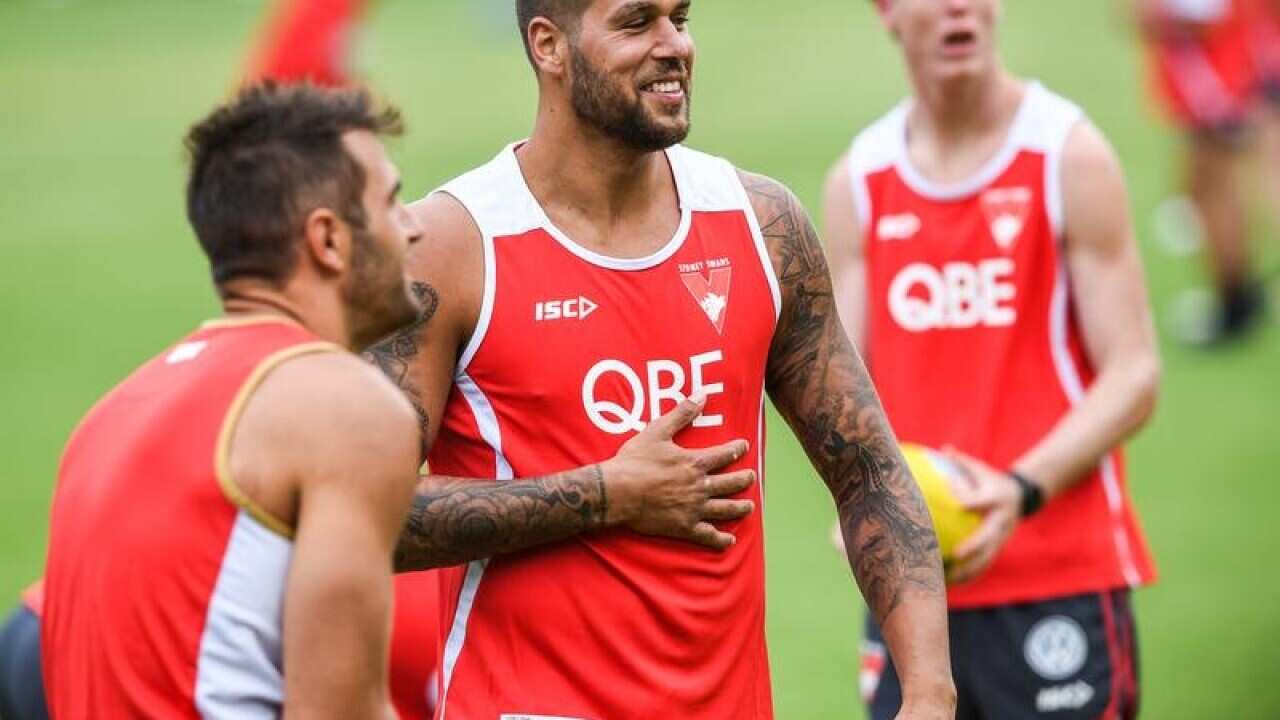 Sydney Swans AFL player Lance Franklin