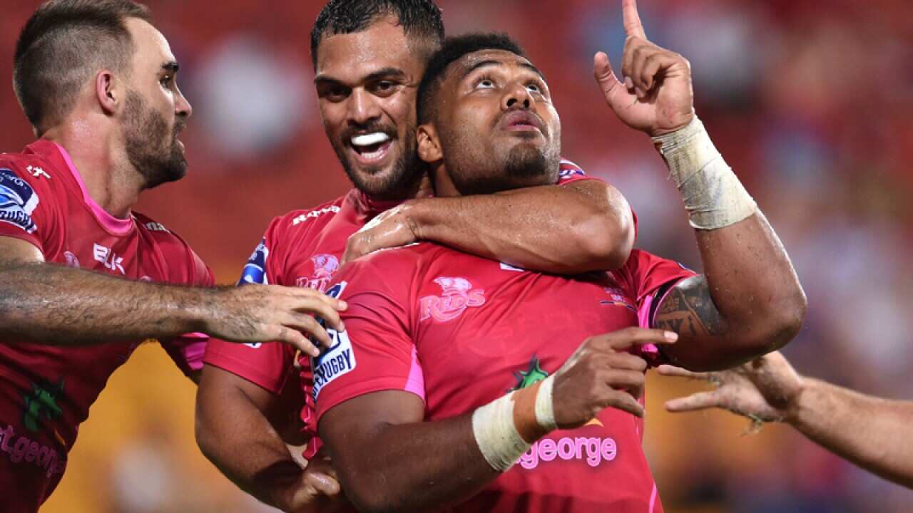 Samu Kerevi of the Queensland Reds