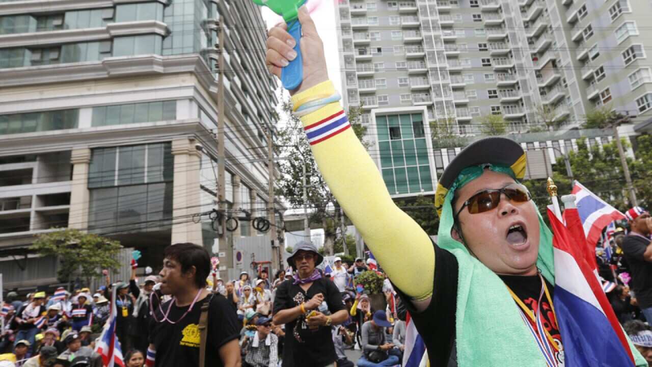 Thai anti-government protesters