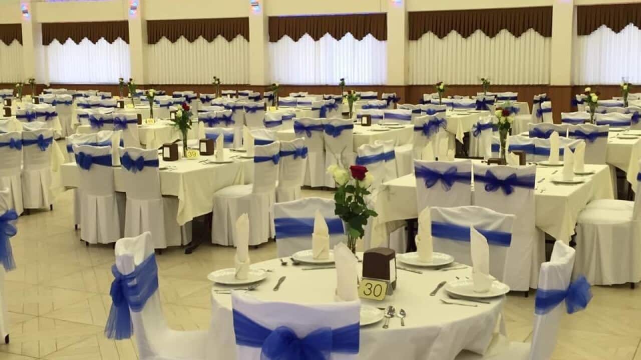 Wedding hall in Duhok empty