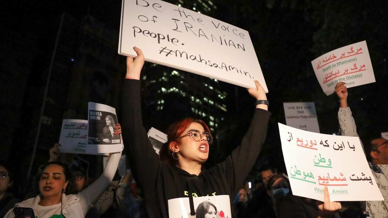 MAHSA AMINI VIGIL SYDNEY