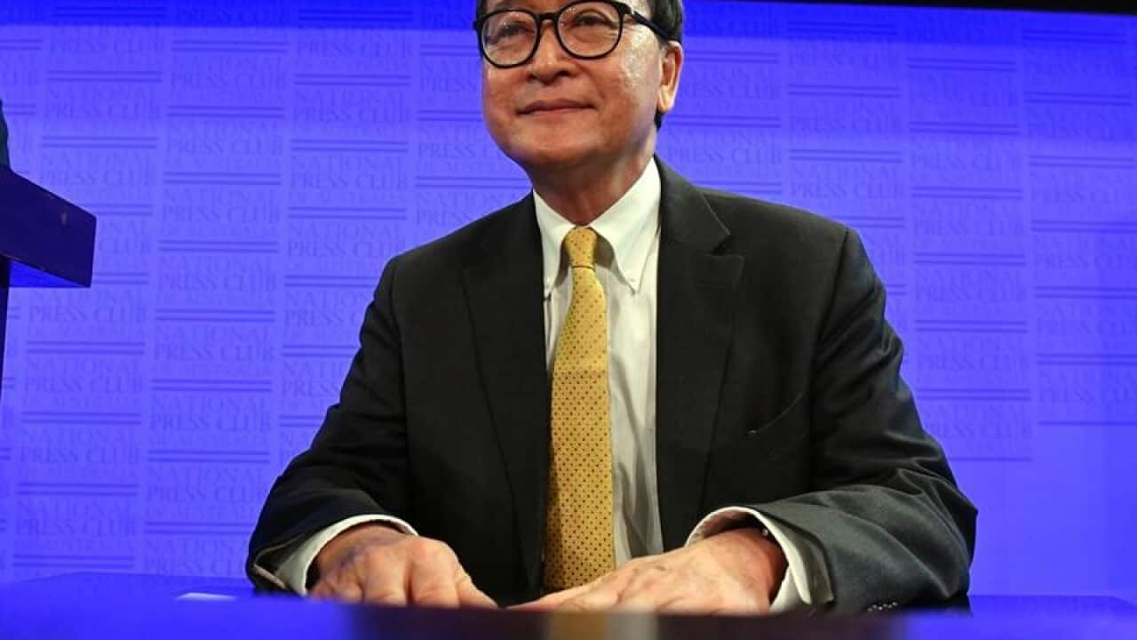 Cambodia's Opposition Leader in Exile Sam Rainsy