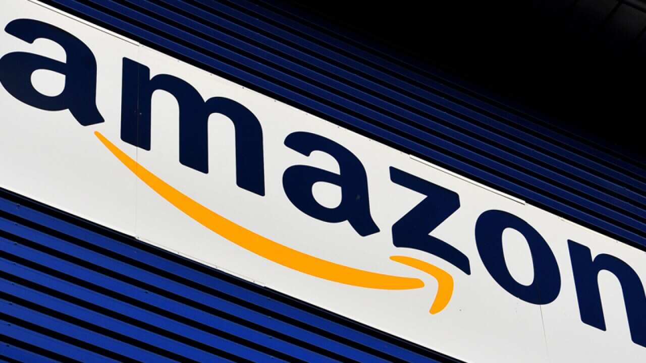 An Amazon sign