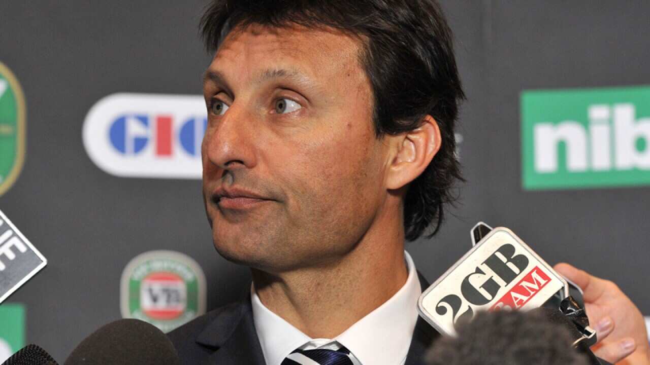 The New South Wales State of Origin coach Laurie Daley