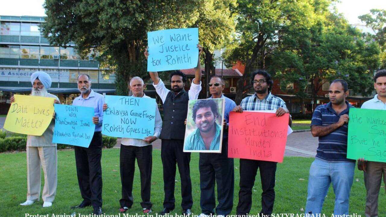 Protest for Rohit Vemule in Sydney