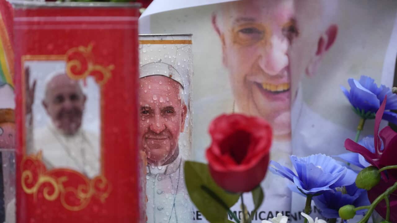 Pope shows ‘slight improvement’ and has resumed some work, Vatican says Pope shows ‘slight improvement’ and has resumed some work, Vatican says