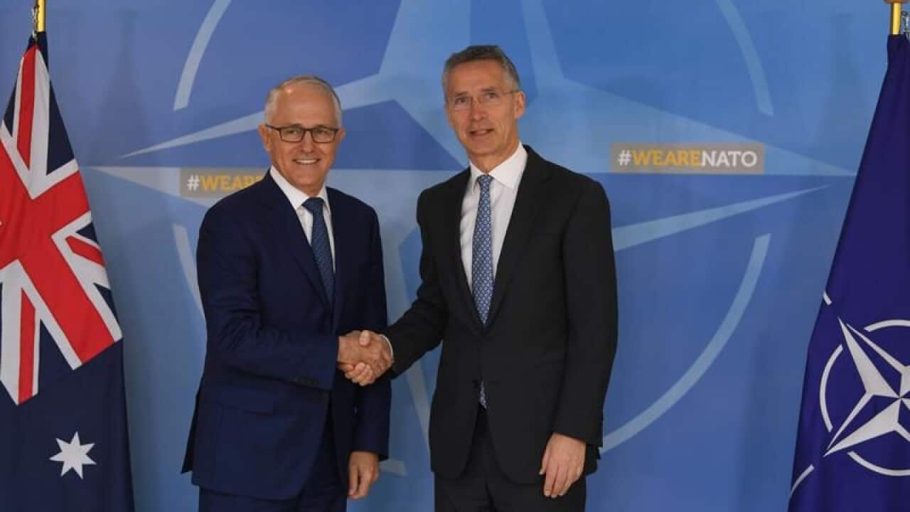 Malcolm Turnbull meets NATO Secretary General Jens Stoltenberg