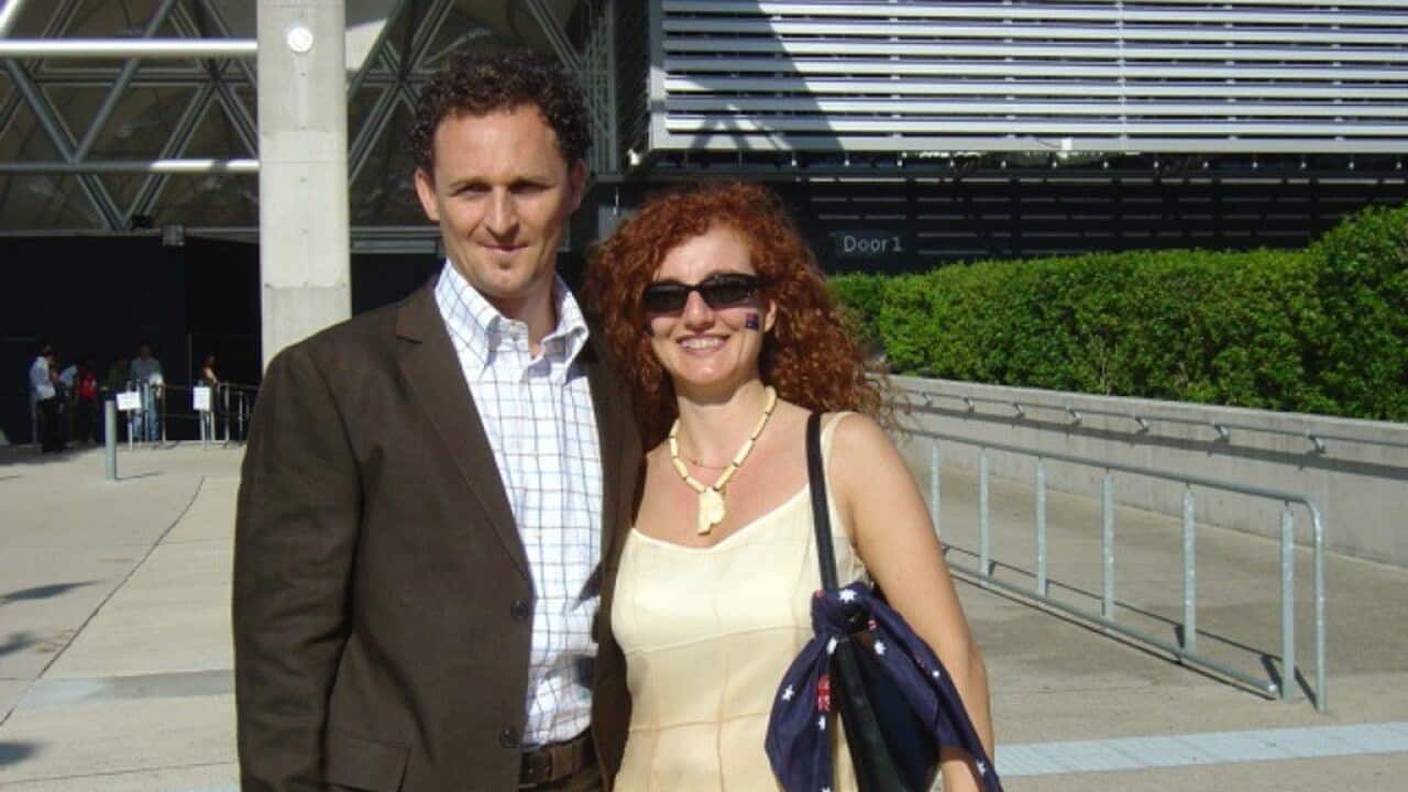 Michela Mazzocchi and Roberto Tramarin in their first years in Sydney.