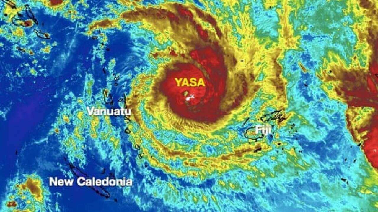 Fiji is "smack bang in the firing line" of Cyclone Yasa.