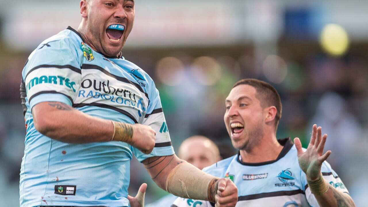 Andrew Fifita of the Cronulla-Sutherland Sharks