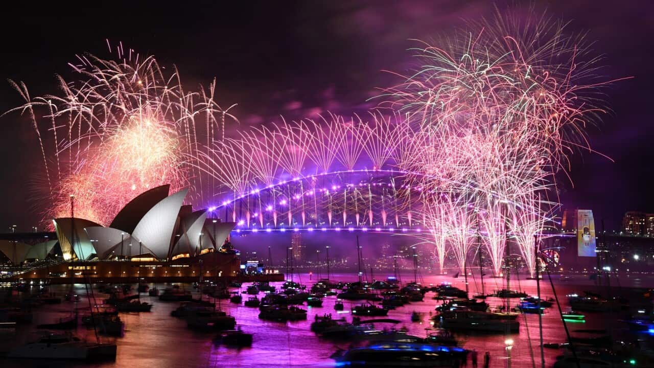 Sound and light shows mark the start of 2024 | SBS News