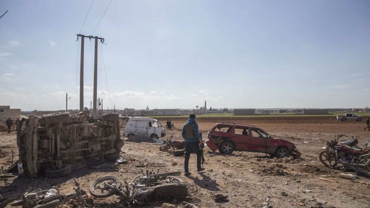 Daesh bomb attack in Syria's Al-Bab