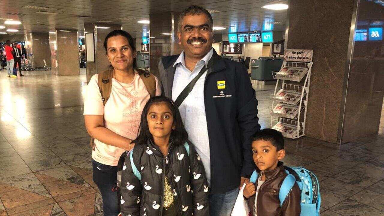 Ms Sameera is stuck with her kids in Bellary, Karnataka, the Southern state in India. While her husband is in Sydney employed on a Temporary Skill Shortage visa (subclass 482). 