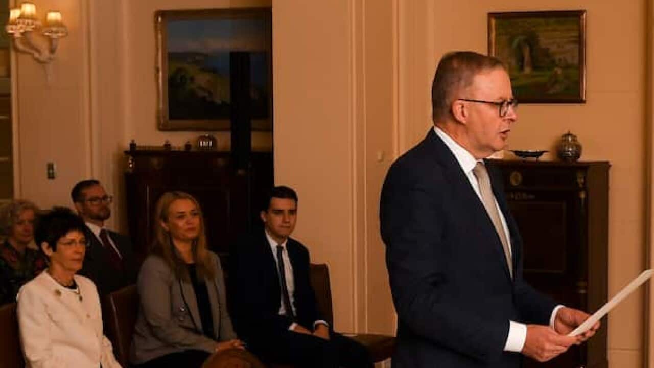 Anthony Albanese sworn in as Australia's 31st prime minister