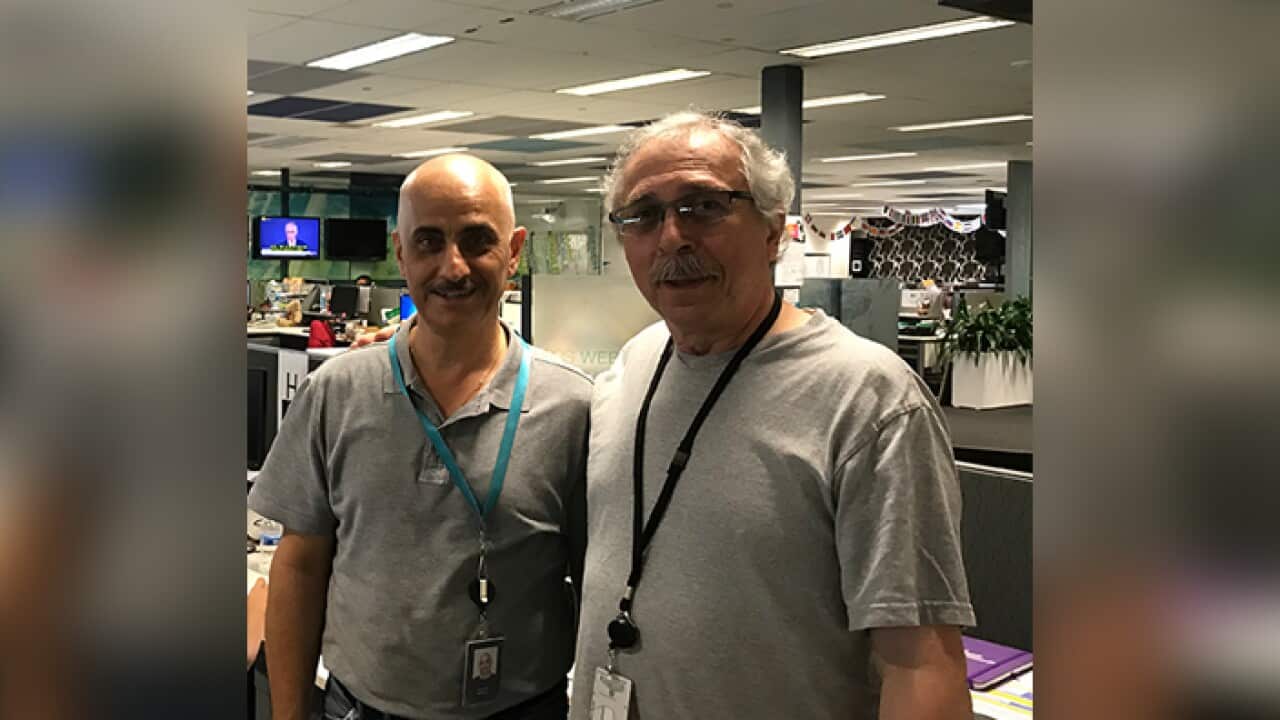 Ghassan and professor Ibrahim Auadi