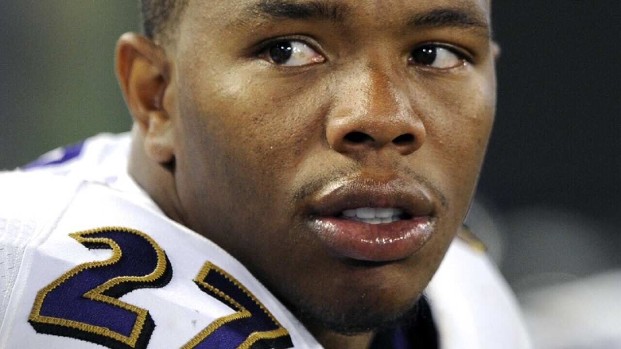 Baltimore Ravens NFL player Ray Rice