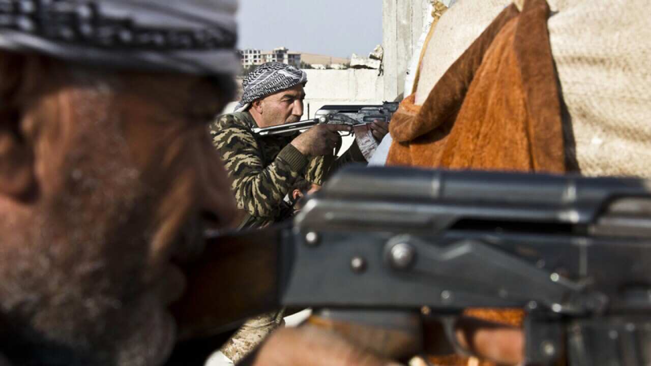 Fighters from the Free Syrian Army