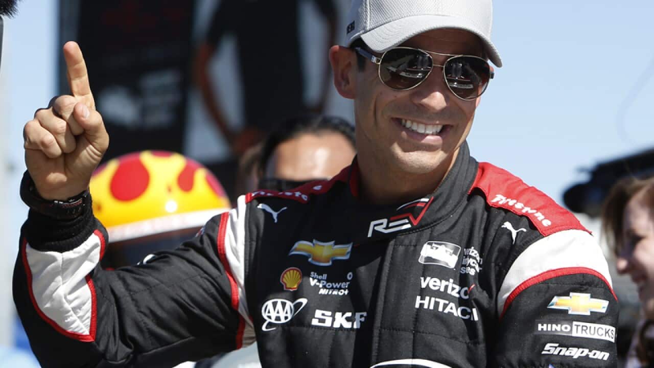 Brazilian IndyCar driver Helio Castroneves