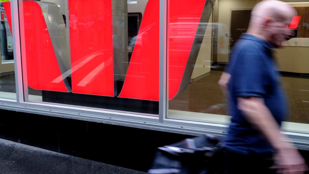 Westpac bank signage