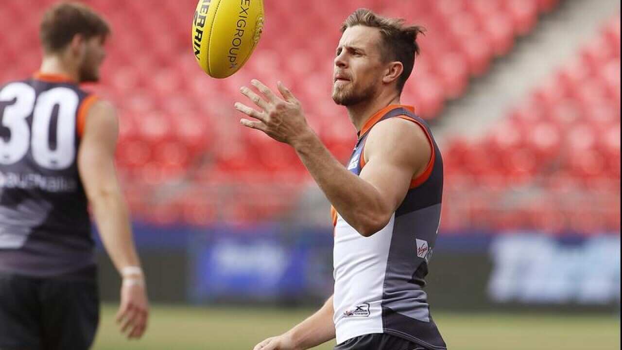 GWS Giants player Brett Deledio