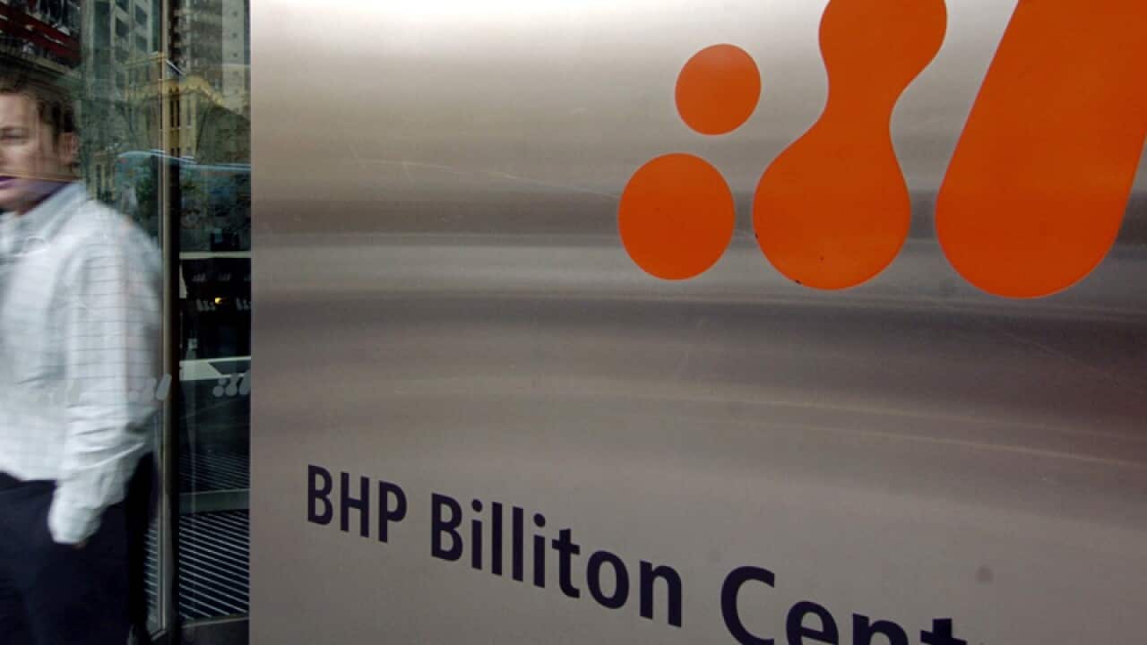 BHP Billiton centre signage.