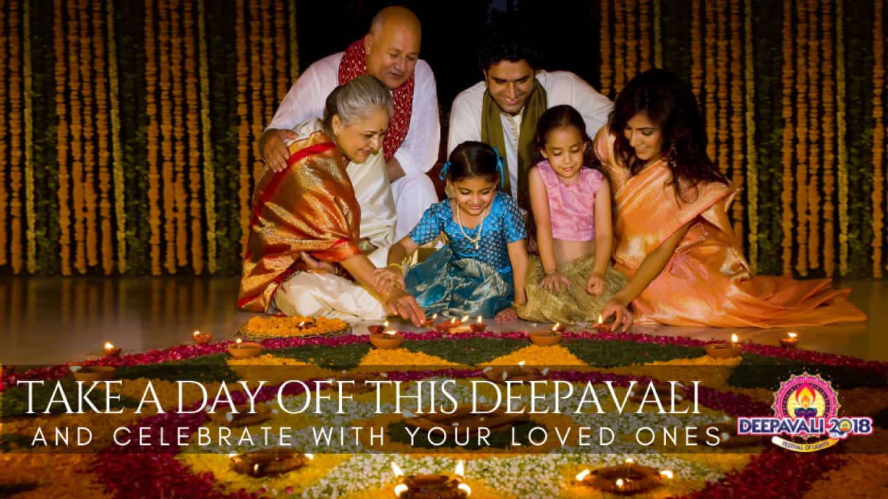 Diwali Day off campaign by HCA, SA