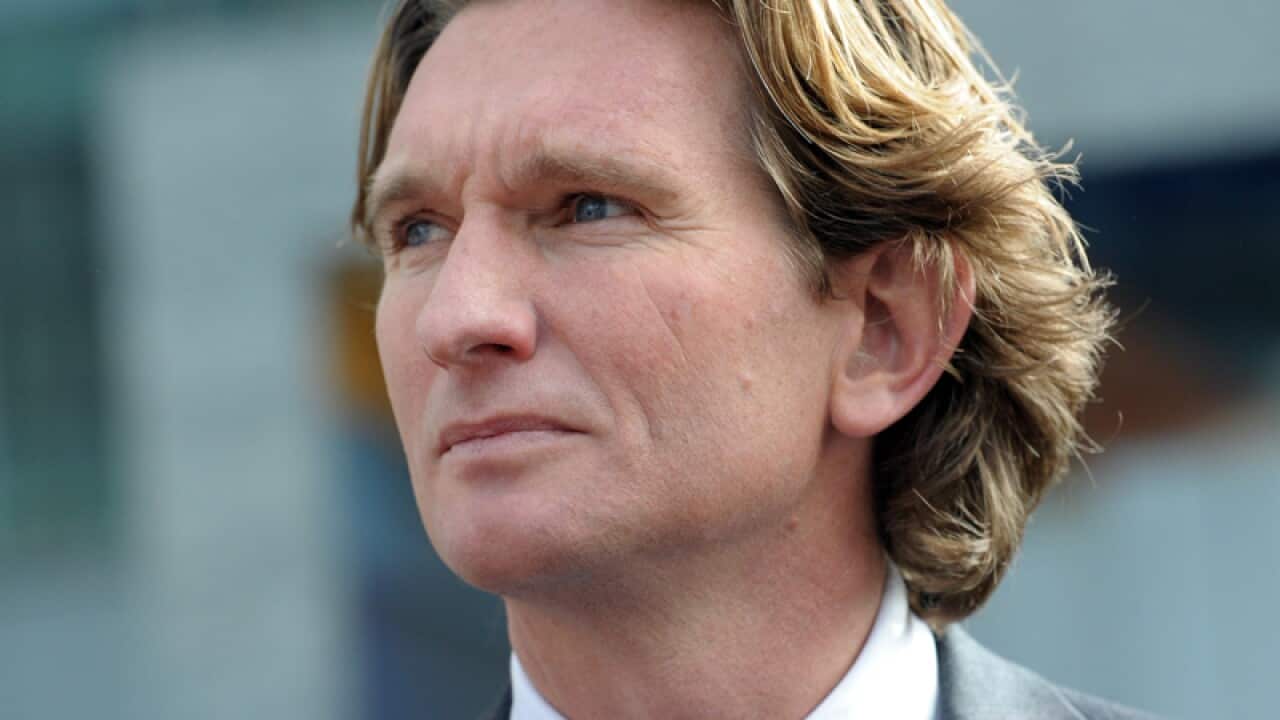 AFL Essendon club coach James Hird