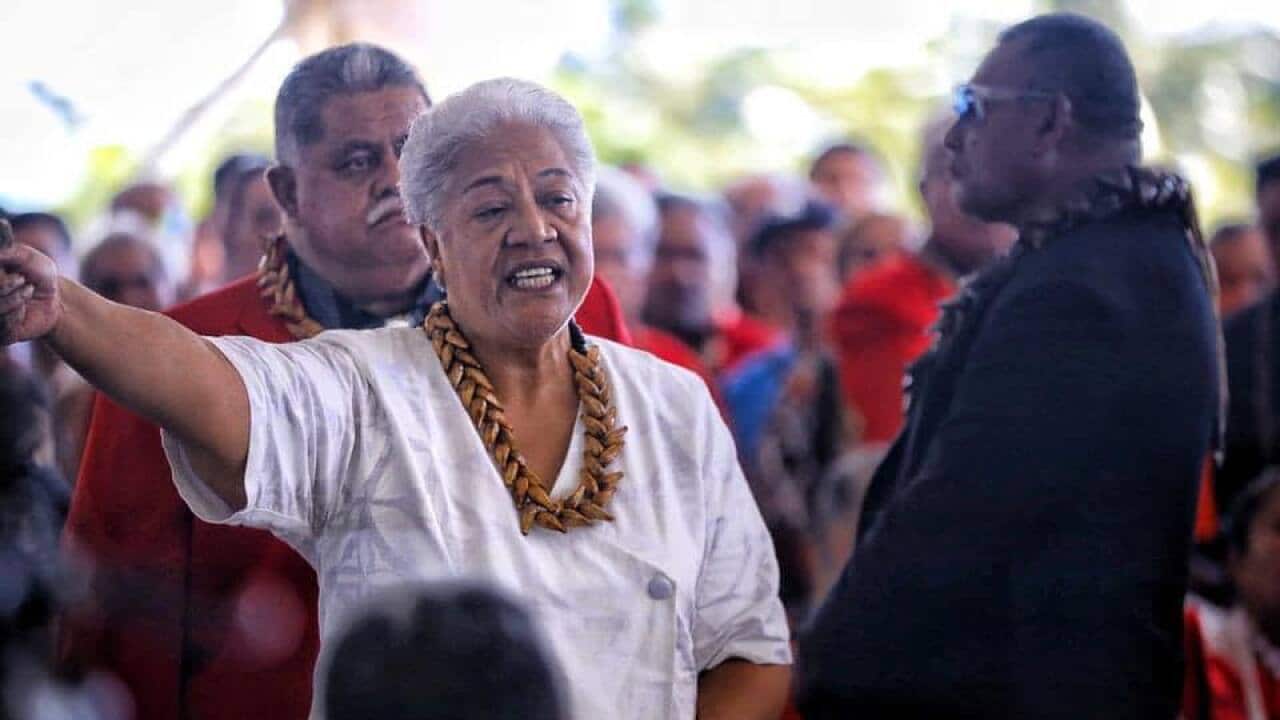 Opposition leader Fiame Naomi Mataafa was set to become Samoa's first female prime minister following the election.