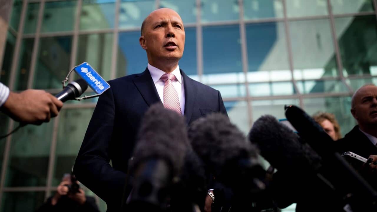 Peter Dutton lost the leadership fight to "ScoMo" 40-45.