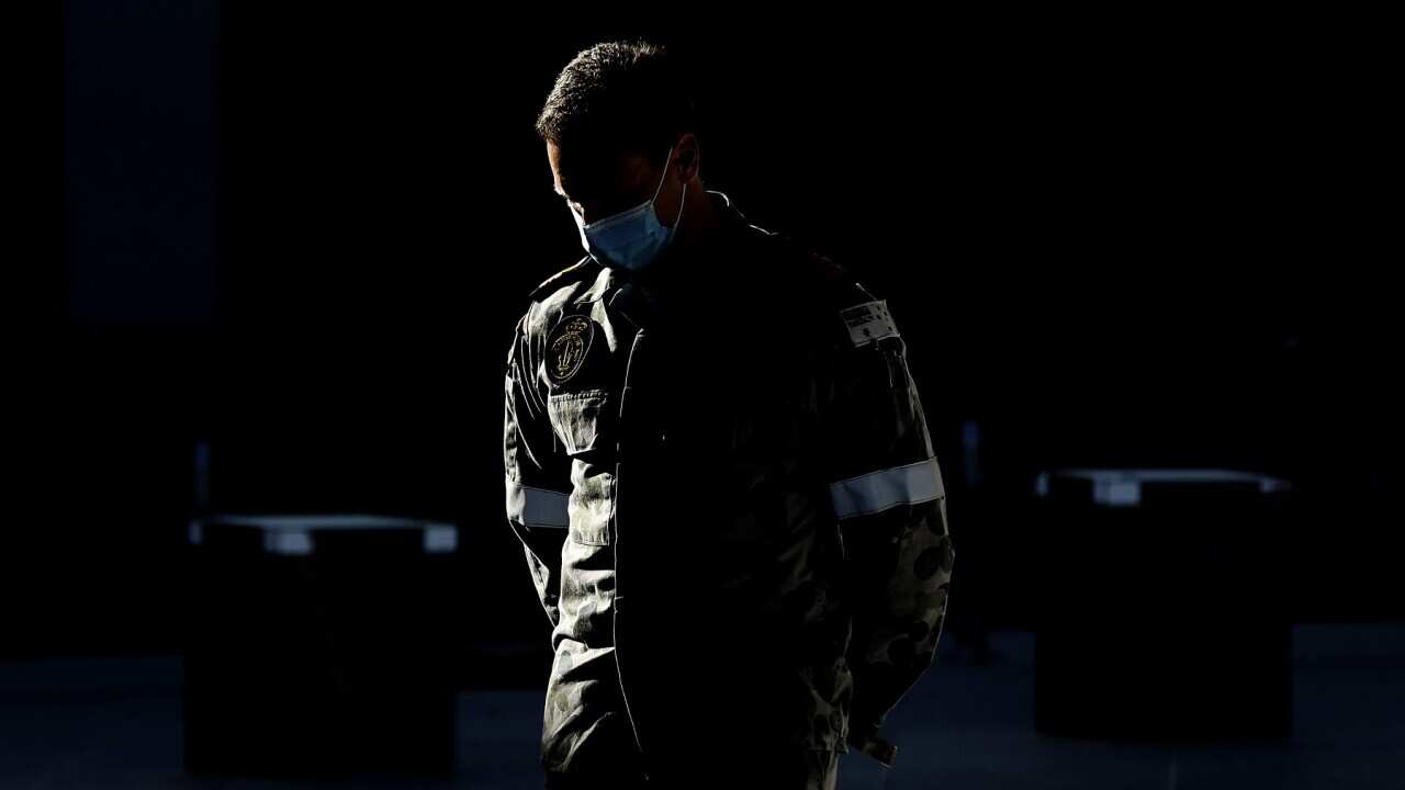 ADF personnel at Epping Gardens Aged Care in Melbourne