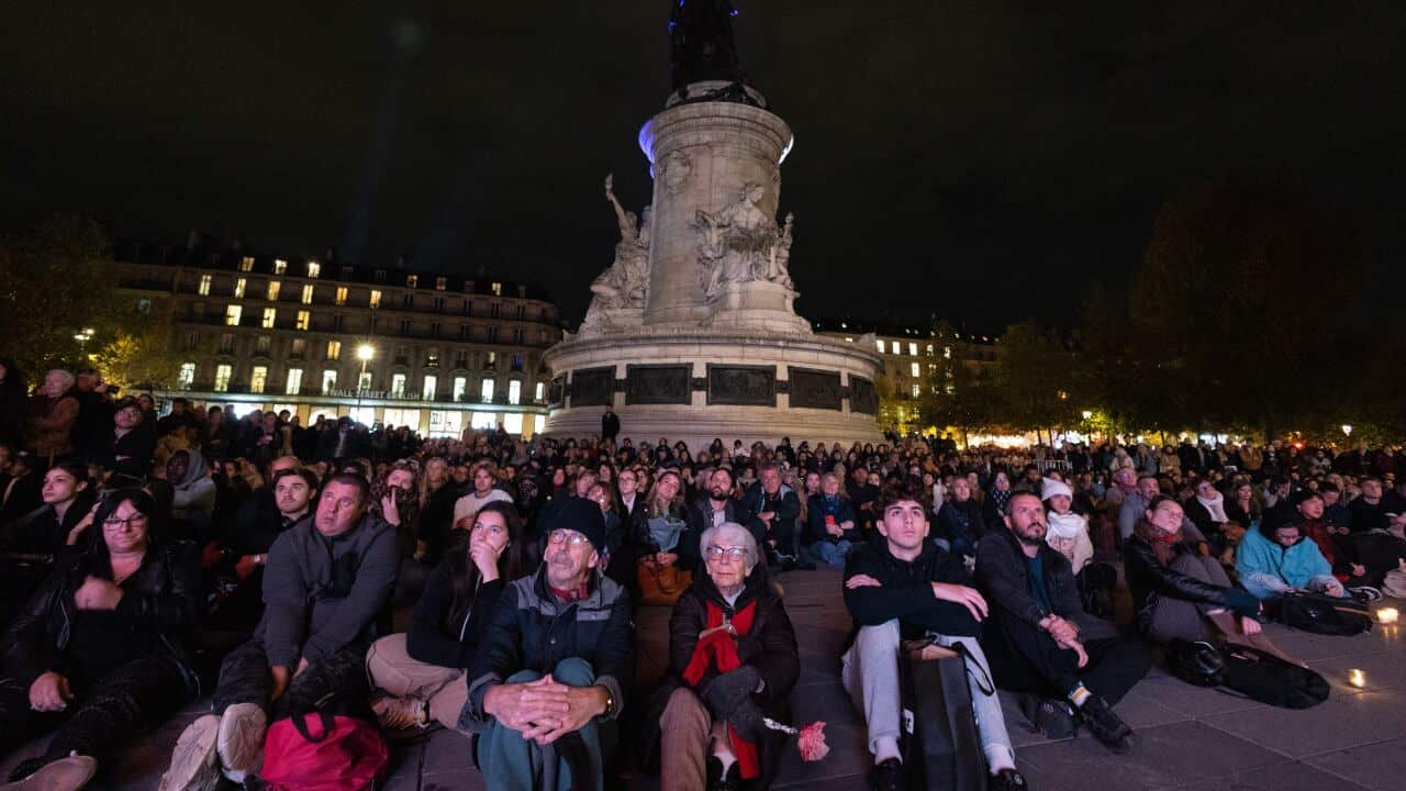 13 november memorial at the Place de la Republique - Paris