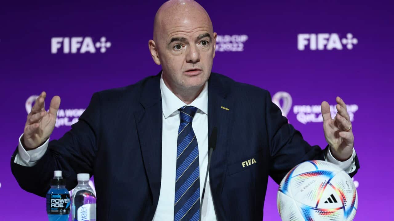 (SP)QATAR-DOHA-FOOTBALL-FIFA WORLD CUP-MEDIA BRIEFING