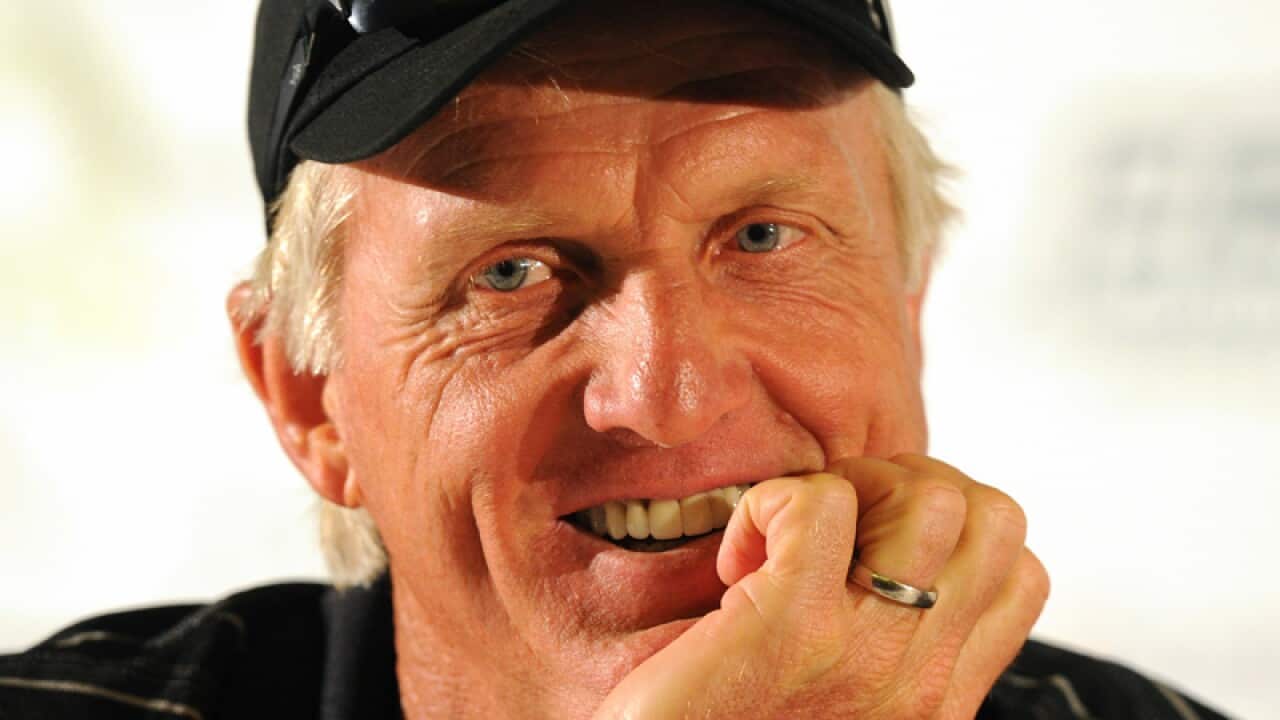 Australian golfer Greg Norman